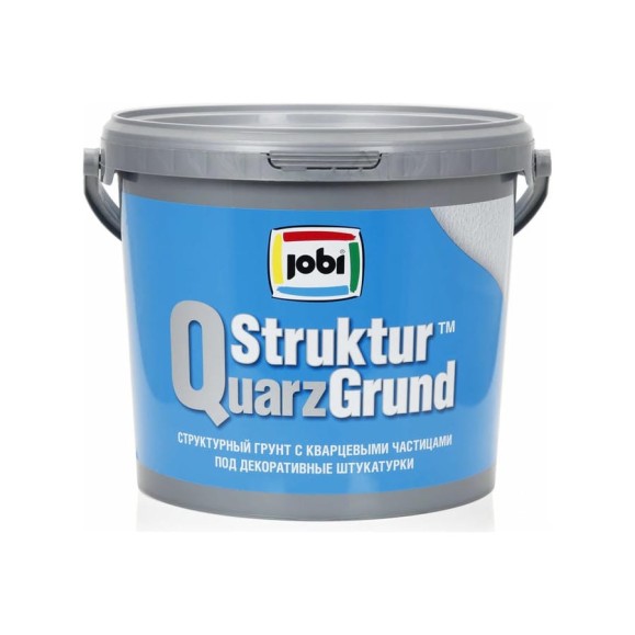 Кварцевый структурный грунт под декоративные штукатурки JOBI STRUKTURQUARZGRUND 5 л 12220 Кварцевый структурный грунт под декоративные штукатурки JOBI STRUKTURQUARZGRUND 5 л 12220