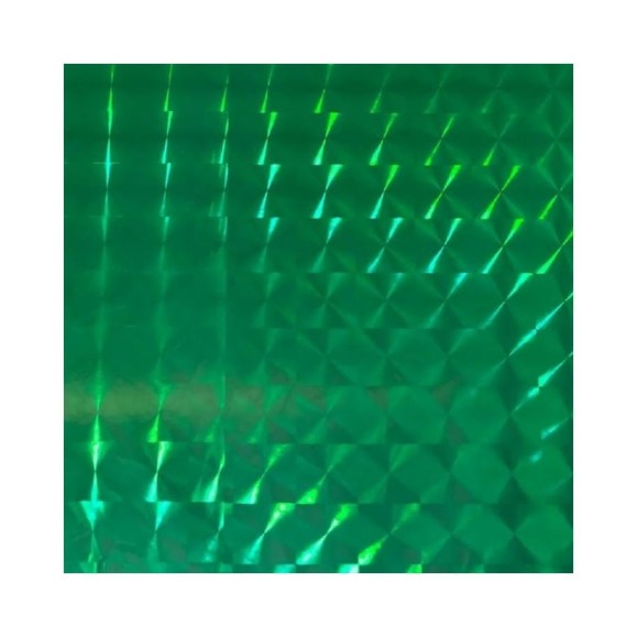 Самоклеящаяся плёнка FARBE (голография зеленая; 0.45x2 м) 6023
