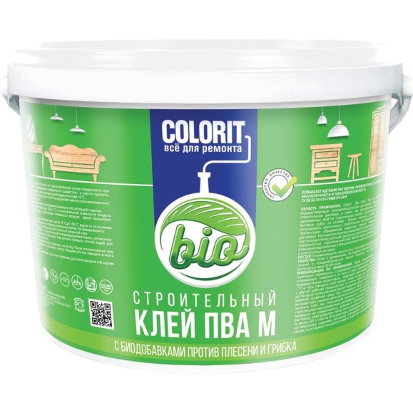 Строительный клей ХимПродукт COLORIT ПВА-М 0,95 кг ПВАС095
