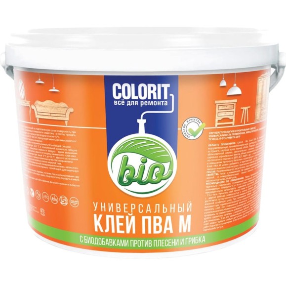 Универсальный клей ХимПродукт COLORIT ПВА-М 2 кг ПВАУ2