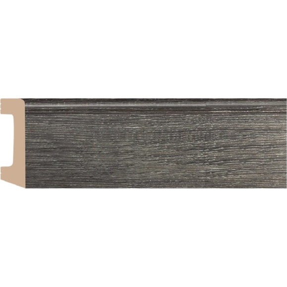 Плинтус напольный Decomaster D234-87ДМ 58x16x2400 мм D234-87 ДМ