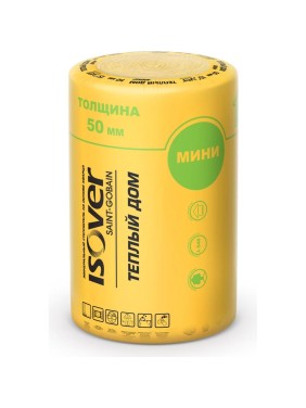 Утеплитель Isover ТЕПЛЫЙ ДОМ-ТВИН 50x610x8200/Е/К 67138
