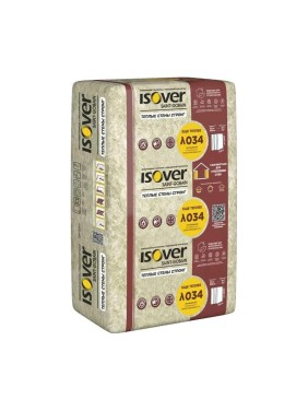 Утеплитель Isover ТЕПЛЫЕ СТЕНЫ СТРОНГ 100х610x1000/Е/К 67106