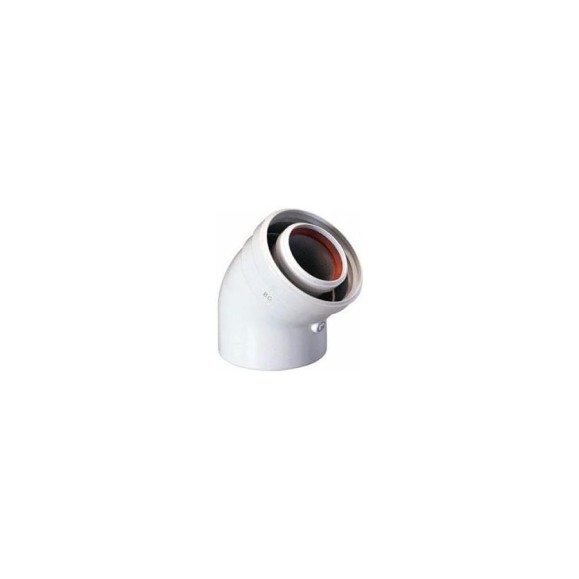 Коаксиальный отвод Baxi 45, диаметр 60/100 мм  KHG71410161-