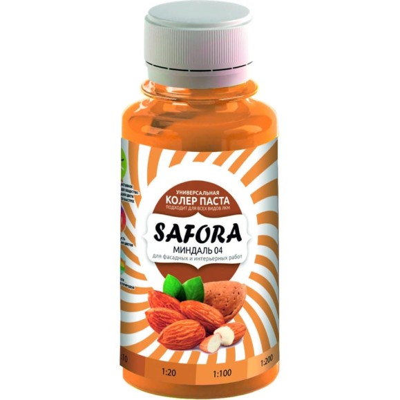 Колеровочная паста SAFORA миндаль 100 мл 04