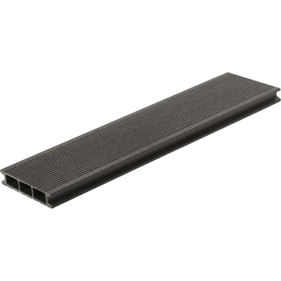 Террасная доска Grinder deco ДПК, асфальт, шлифованный мелкий вельвет, 125x25x3000 мм TD 10 Террасная доска Grinder deco ДПК, асфальт, шлифованный мелкий вельвет, 125x25x3000 мм TD 10