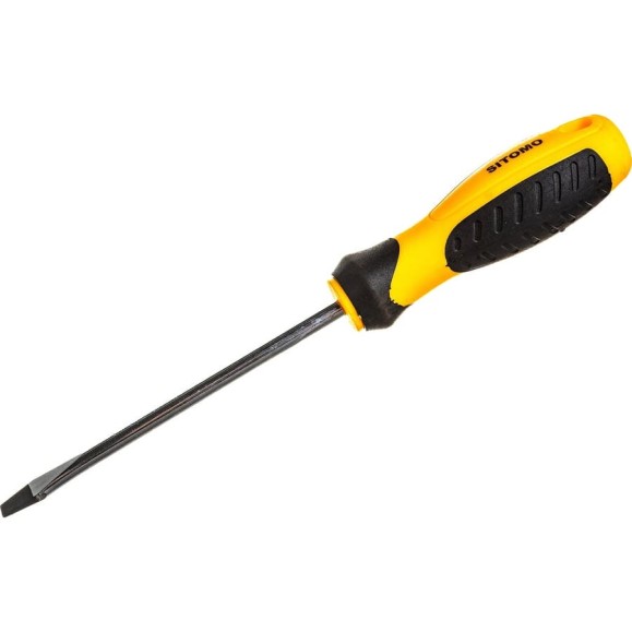 Шлицевая отвертка SITOMO SL 6х125, 240 мм CrV SIT 856496 Шлицевая отвертка SITOMO SL 6х125, 240 мм CrV SIT 856496
