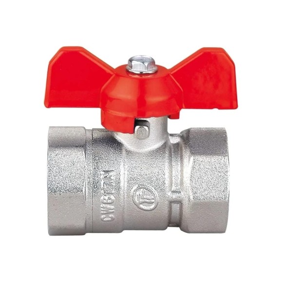 Шаровой кран DOUBLE-LIN Light неполнопроходной Вр-Вр бабочка - 1/2 Шаровой кран DOUBLE-LIN Light неполнопроходной Вр-Вр бабочка - 1/2