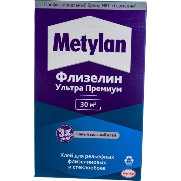 Обойный клей Metylan Флизелин Ультра Премиум 250 г 624936 Обойный клей Metylan Флизелин Ультра Премиум 250 г 624936