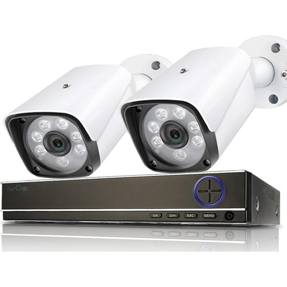 Готовый комплект видеонаблюдения IVUE AHD 2 Mpx для дачи на 2 камеры, шт, IVUE-2MP AHD-B2 Готовый комплект видеонаблюдения IVUE AHD 2 Mpx для дачи на 2 камеры, шт, IVUE-2MP AHD-B2