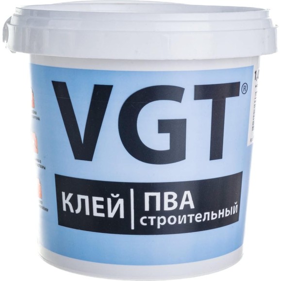 Клей ПВА VGT строительный 1 кг 11604908