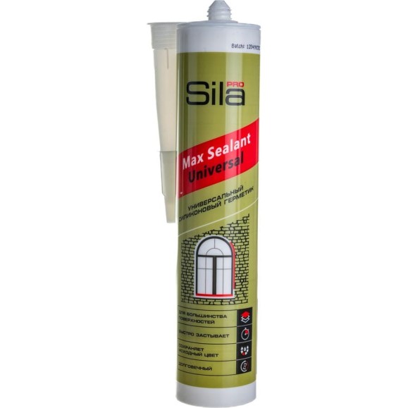 Силиконовый универсальный герметик Sila белый PRO Max Sealant 280 мл US2806