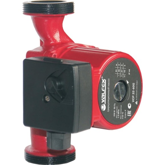 Циркуляционный насос Valfex VCP 32-60G 180 мм, с гайками RS32/6G-180 Циркуляционный насос Valfex VCP 32-60G 180 мм, с гайками RS32/6G-180