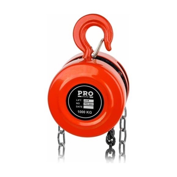 Ручная цепная таль STARTUL 1 т, 2.5 м PRO-9031 Ручная цепная таль STARTUL 1 т, 2.5 м PRO-9031