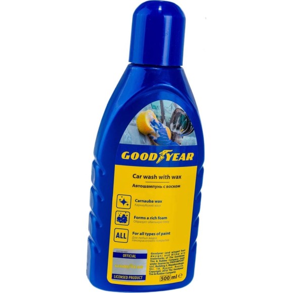 Автошампунь с воском Goodyear 500 мл GY000801