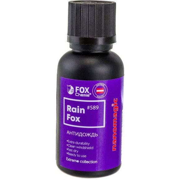 Антидождь для стекол Fox chemie rain fox 30 мл 589