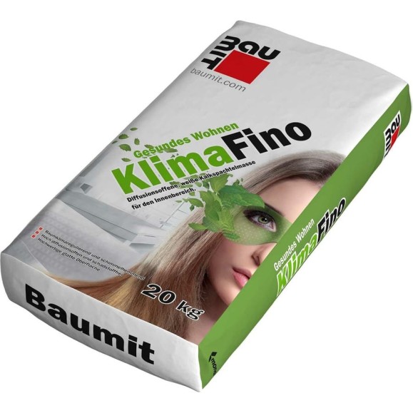 Известковая шпаклевка Baumit KlimaFino 20 кг 4612741800625 Известковая шпаклевка Baumit KlimaFino 20 кг 4612741800625