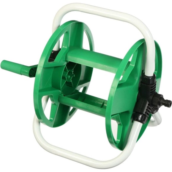 Катушка для шланга до 20 метров Greengo металл, pvc-пластик 1006621