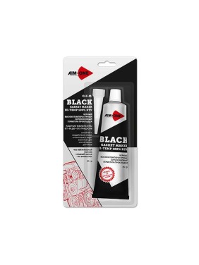 Герметик прокладок Aim-one BLACK силиконовый черный 85г GM-BK0085 443233