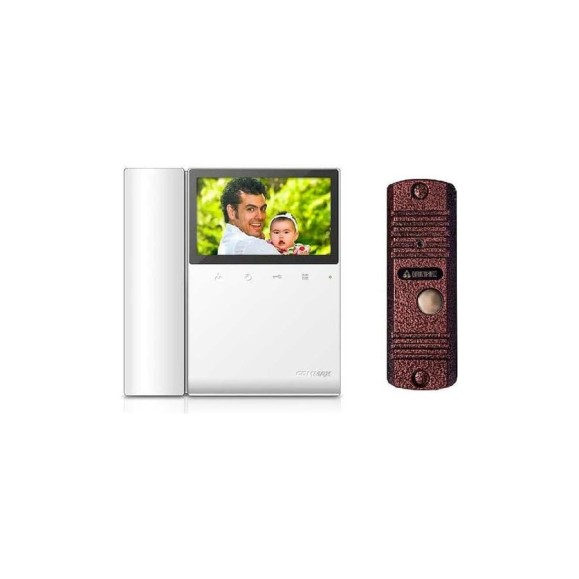 Комплект видеодомофона COMMAX CDV 43K/ AVC305 Медь CDV-43K(White/AVC305