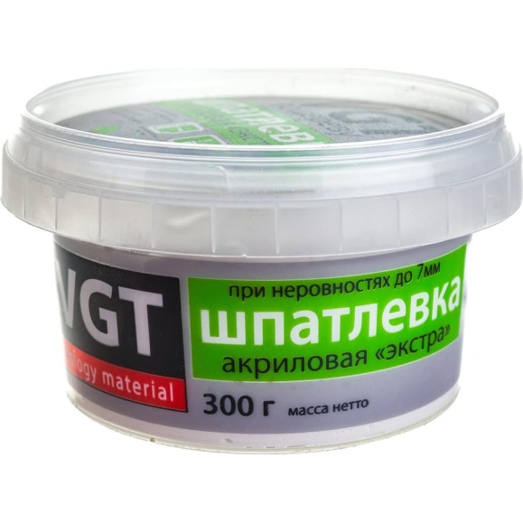 Шпаклевка по дереву Экстра Белая 0,3 кг VGT 11594869 Шпаклевка по дереву Экстра Белая 0,3 кг VGT 11594869