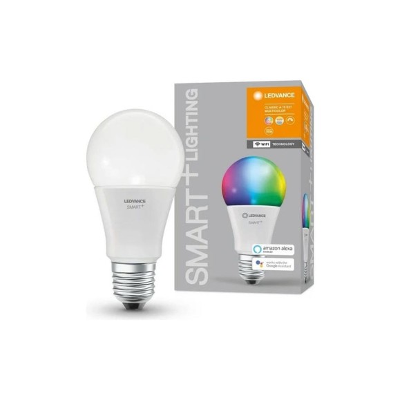 Умная WiFi лампа LEDVANCE SMART+ WiFi Classic Multicolour 75 9.5 W/2700…6500K E27 4058075485457 Умная WiFi лампа LEDVANCE SMART+ WiFi Classic Multicolour 75 9.5 W/2700…6500K E27 4058075485457