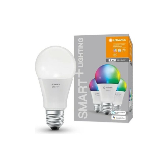 Умная WiFi лампа LEDVANCE Х3 SMART+ WiFi Classic Multicolour 60 9 W/2700…6500K E27 (x3) 4058075485754