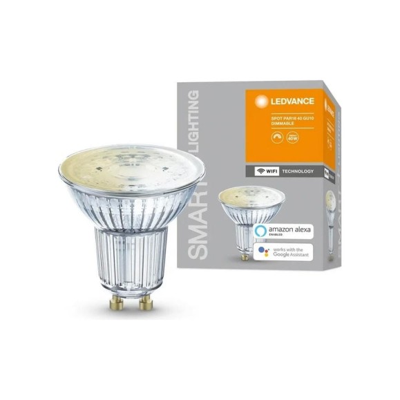 Умная WiFi лампа LEDVANCE SMART+ WiFi SPOT GU10 Diable 40 45° 5 W/2700K GU10 4058075485655