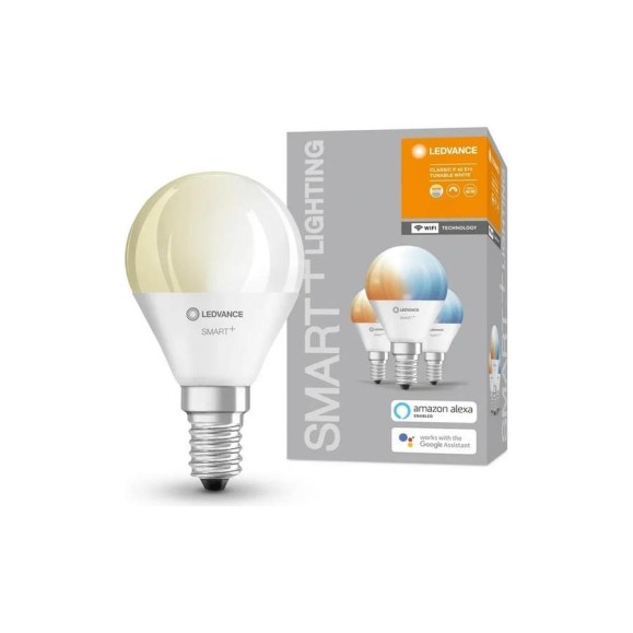 Умная WiFi лампа LEDVANCE Х3 SMART+ WiFi Mini Bulb Tunable White 40 5 W/2700…6500K E14 (x3) 4058075485976