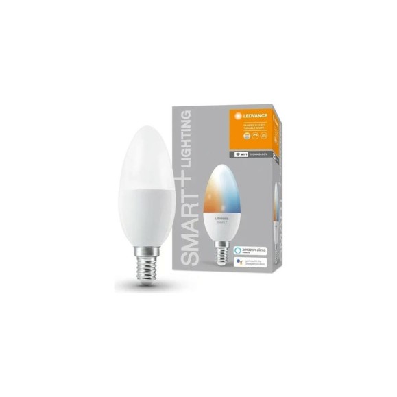 Умная WiFi лампа LEDVANCE SMART+ WiFi Candle Tunable White 40 5 W/2700…6500K E14 4058075485556 Умная WiFi лампа LEDVANCE SMART+ WiFi Candle Tunable White 40 5 W/2700…6500K E14 4058075485556