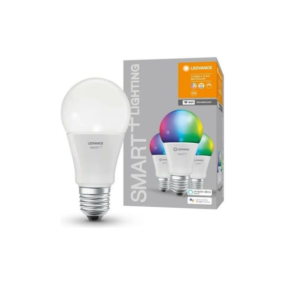 Умная WiFi лампа LEDVANCE Х3 SMART+ WiFi Classic Multicolour 75 9.5 W/2700…6500K E27 (x3) 4058075485815