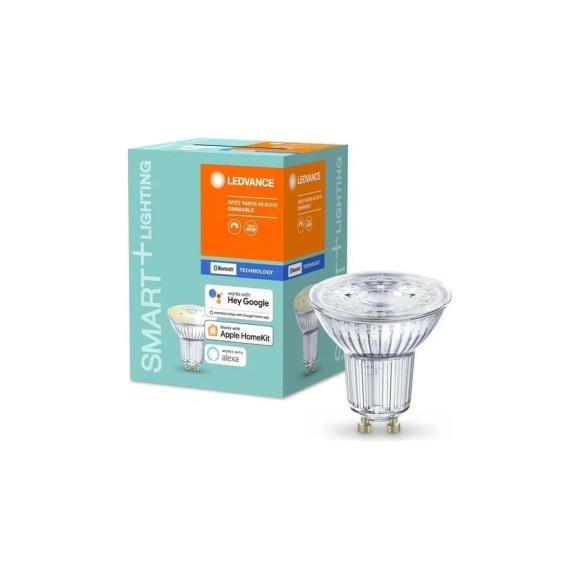 Умная Bluetooth лампа LEDVANCE SMART+ Spot GU10 Dimmable 40 45° 5 W/2700K GU10 4058075485297