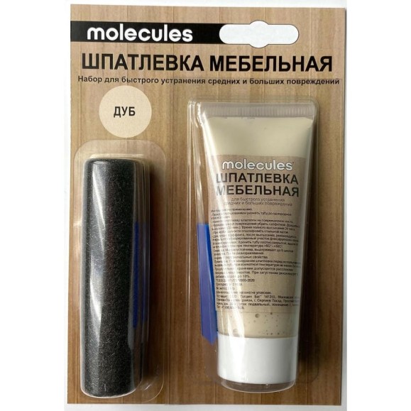 Мебельная шпатлевка Molecules дуб KMLS753 Мебельная шпатлевка Molecules дуб KMLS753