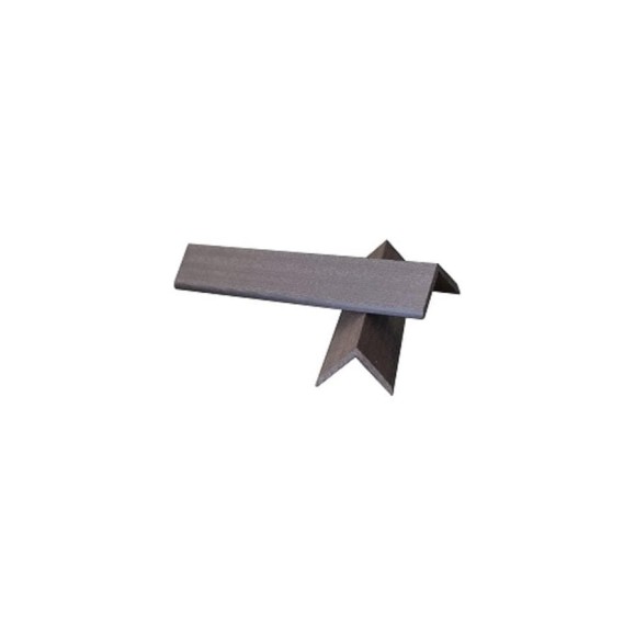 Торцевой уголок Euro-Deck венге, ДПК, 50x50x3000 мм, 10 шт. 2000003251926