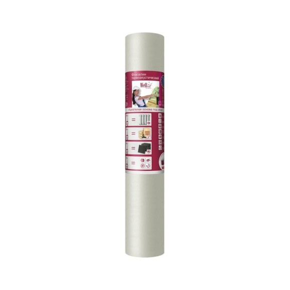 Термоакустический флизелин Wellton AcouTherm 1x15 м ATW190 Термоакустический флизелин Wellton AcouTherm 1x15 м ATW190
