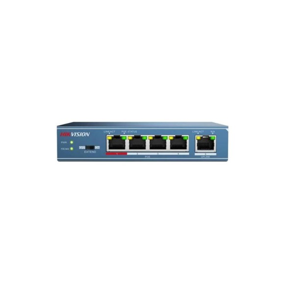 PoE-коммутатор Hikvision DS-3E0105P-E Ethernet УТ-00005690 PoE-коммутатор Hikvision DS-3E0105P-E Ethernet УТ-00005690