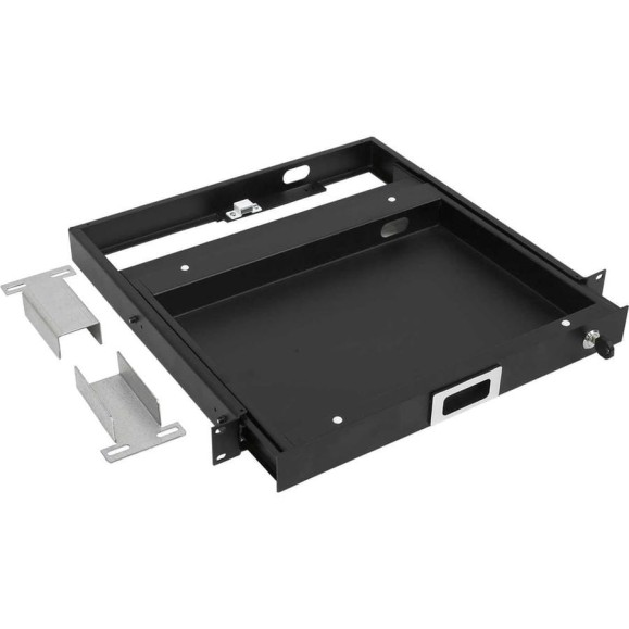 Выдвижная полка IEK ITK by ZPAS клавиатурная 19" 1U 400мм черн. ZP-SS05-K-1U-45