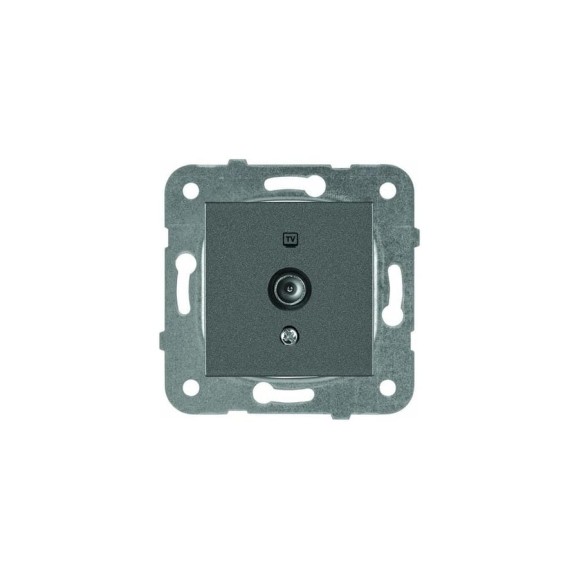 TV-розетка Panasonic модуль, проходная 12dB темно-серый Karre Plus WKTT0452-2DG TV-розетка Panasonic модуль, проходная 12dB темно-серый Karre Plus WKTT0452-2DG