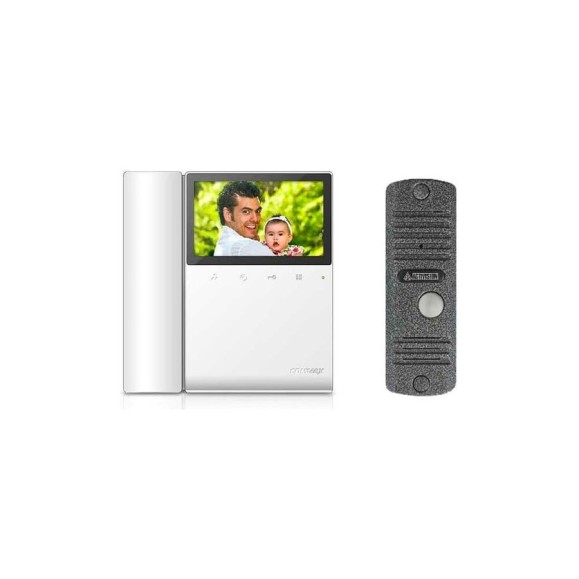 Комплект видеодомофона и вызывной панели COMMAX CDV-43K(White/AVC305S Комплект видеодомофона и вызывной панели COMMAX CDV-43K(White/AVC305S