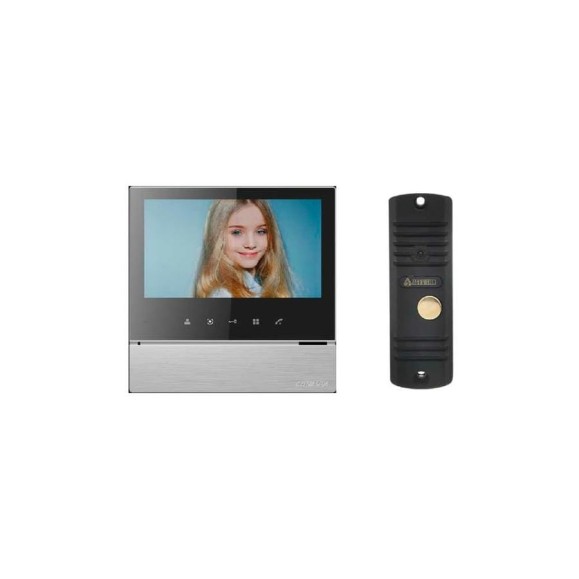 Комплект видеодомофона и вызывной панели COMMAX CDV-70H2(SilverBlackSmog)/AVC305B Комплект видеодомофона и вызывной панели COMMAX CDV-70H2(SilverBlackSmog)/AVC305B
