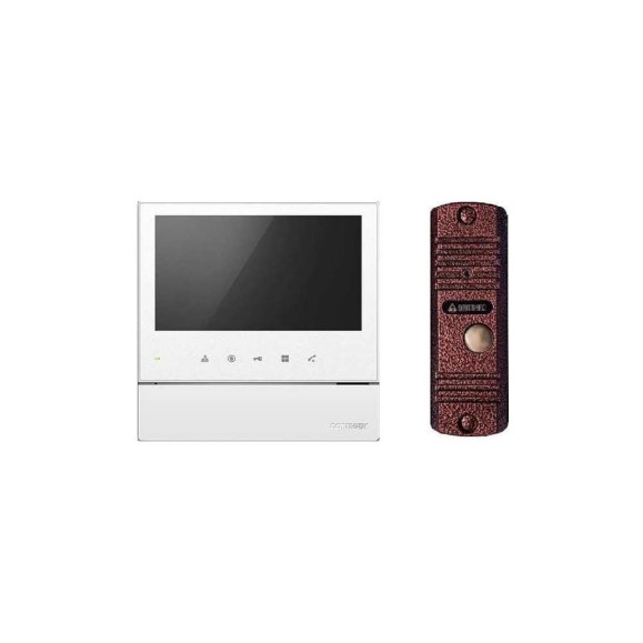 Комплект видеодомофона и вызывной панели COMMAX CDV-70HM2(White)/AVC305 Комплект видеодомофона и вызывной панели COMMAX CDV-70HM2(White)/AVC305
