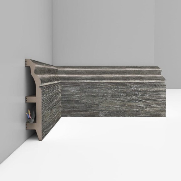 Плинтус напольный Decomaster 100x22x2400 мм D232-87 ДМ