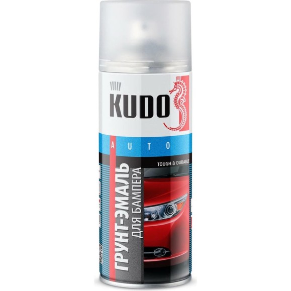 Эмаль для бампера серая KUDO KU-6201 Эмаль для бампера серая KUDO KU-6201
