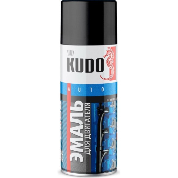 Эмаль для двигателя KUDO чёрная KU-5131 Эмаль для двигателя KUDO чёрная KU-5131
