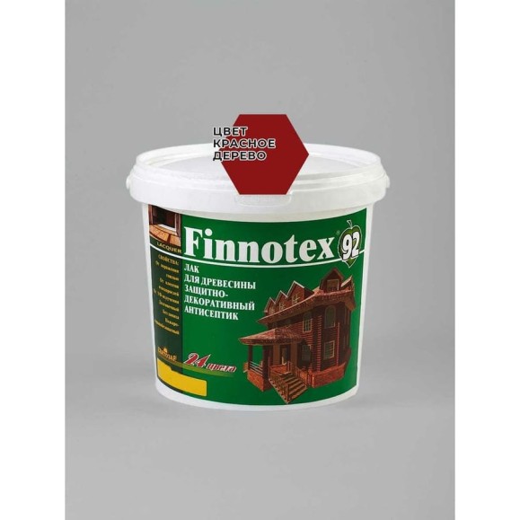 Декоративный акриловый лак Finlux Святозар-92 FINNOTEX полуглянцевый, красное дерево, 0.8 л 4603783200252