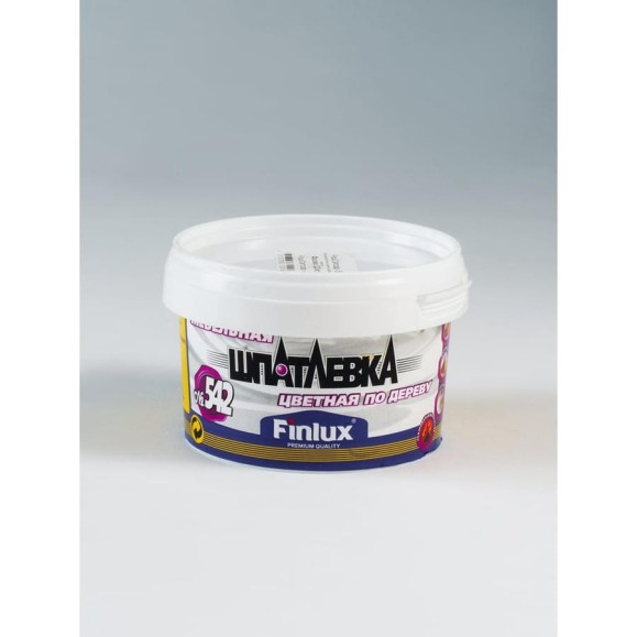 Мебельная шпатлевка Finlux Святозар - 542 по дереву под окраску или лакировку, белый, 0.3 кг 4603783206148 Мебельная шпатлевка Finlux Святозар - 542 по дереву под окраску или лакировку, белый, 0.3 кг 4603783206148