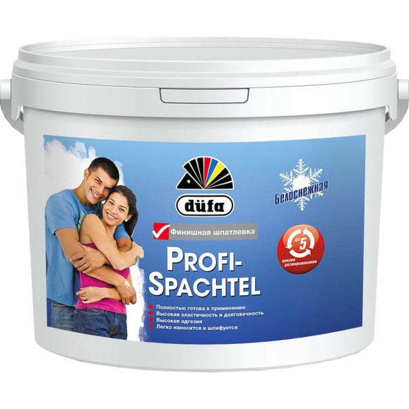 Финишная шпатлевка Dufa PROFI-SPAСHTEL 5 кг МП00-004905 Финишная шпатлевка Dufa PROFI-SPAСHTEL 5 кг МП00-004905