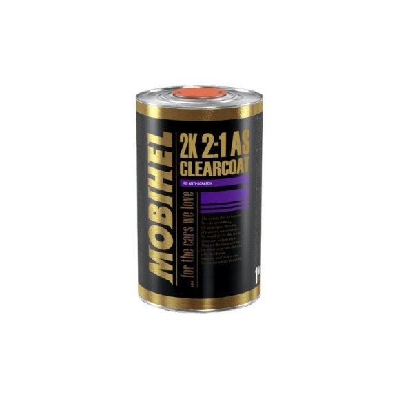 Лак Mobihel Anti-Scratch HS бесцветный 2К, акриловый, банка 1 л 47155202