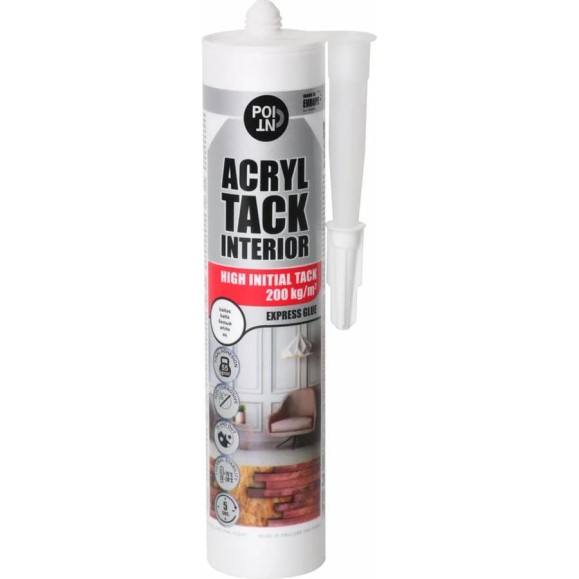 Клей для отделочных элементов и OSB POINT Acryl Tack Interior 300 мл 03-4-0-106