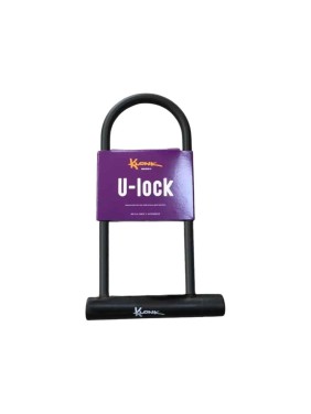 Противоугонный замок KLONK U-lock, 180x245 мм, ключ, черный 10390